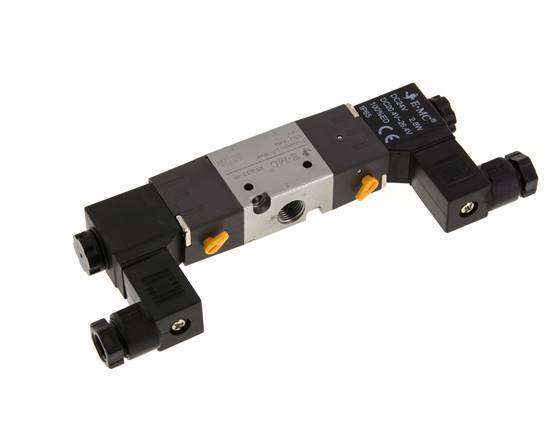 3/2 G1/8'' Electroválvula biestable 24V DC 1.5-8bar/21.0-112psi E.MC