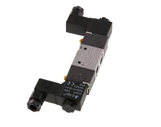 3/2 G1/8'' Electroválvula biestable 24V DC 1.5-8bar/21.0-112psi E.MC
