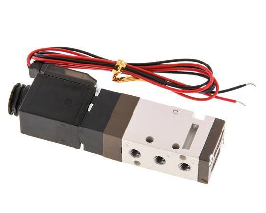 5/2 M5 Electroválvula 24V DC 1.5-10bar/21.0-140psi Enchufe de 2 polos YPC