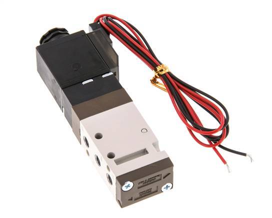 5/2 M5 Electroválvula 24V DC 1.5-10bar/21.0-140psi Enchufe de 2 polos YPC