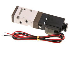 5/2 M5 Electroválvula 24V DC 1.5-10bar/21.0-140psi Enchufe de 2 polos YPC