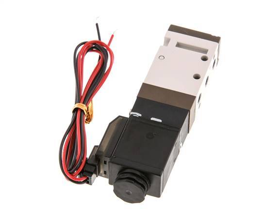 5/2 M5 Electroválvula 24V DC 1.5-10bar/21.0-140psi Enchufe de 2 polos YPC