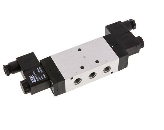válvula solenoide de 5/3 G1/4'' de centro cerrado 12V DC 3-10bar/42-140psi Airtec