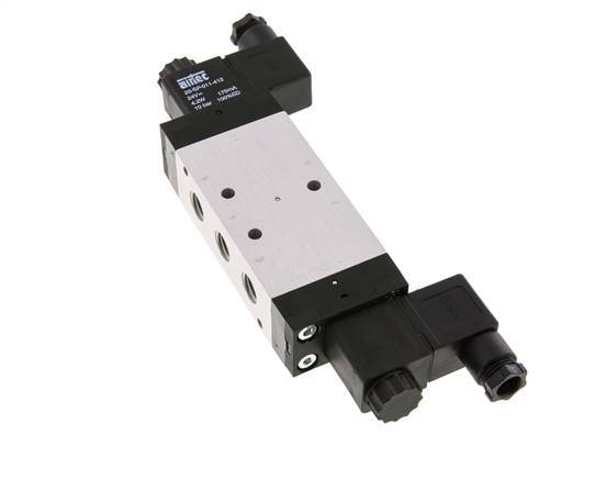válvula solenoide de 5/3 G1/4'' de centro cerrado 12V DC 3-10bar/42-140psi Airtec