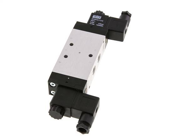 válvula solenoide de 5/3 G1/4'' de centro cerrado 12V DC 3-10bar/42-140psi Airtec