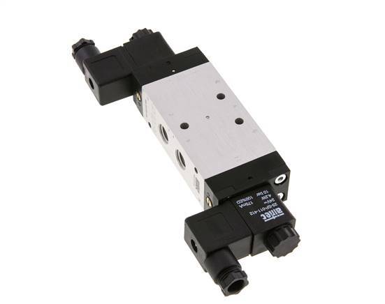 válvula solenoide de 5/3 G1/4'' de centro cerrado 12V DC 3-10bar/42-140psi Airtec