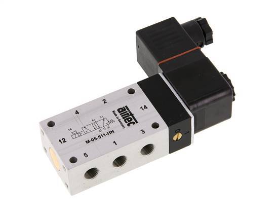 electroválvula 5/2 G1/8'' 24V DC ATEX 3-10bar/42-140psi Airtec