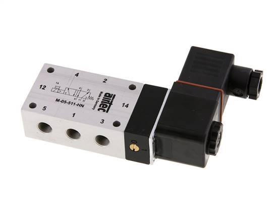 electroválvula 5/2 G1/8'' 24V DC ATEX 3-10bar/42-140psi Airtec
