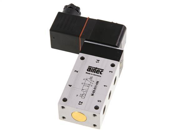 electroválvula 5/2 G1/8'' 24V DC ATEX 3-10bar/42-140psi Airtec