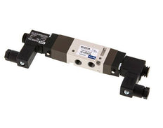 válvula solenoide central de escape 5/3 G1/8'' 24V DC 2-10bar/28-140psi YPC