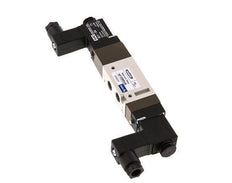 válvula solenoide central de escape 5/3 G1/8'' 24V DC 2-10bar/28-140psi YPC