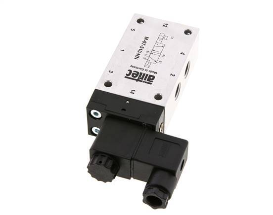 válvula solenoide 5/2 G1/4'' 115V AC 1.5-10bar/21.0-140psi Airtec