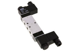 5/3 G1/8'' Válvula solenoide de centro cerrado 12V DC 3-10bar/42-140psi Airtec
