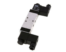 5/3 G1/8'' Válvula solenoide de centro cerrado 12V DC 3-10bar/42-140psi Airtec