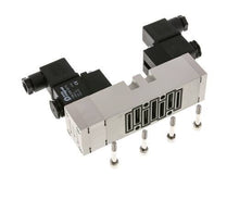 5/3 ISO 5599-1 Válvula solenoide de centro de presión 24V DC 2-10bar/28-140psi YPC