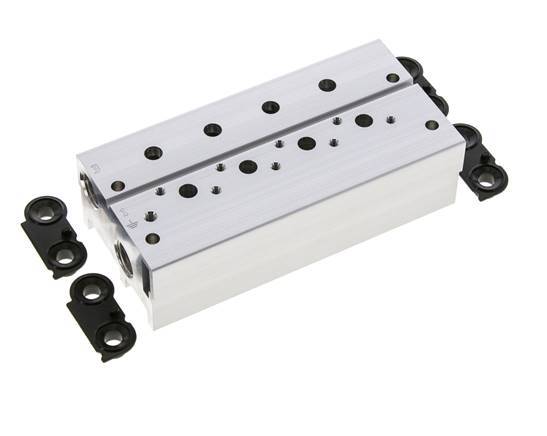 4xG1/4'' Manifold 4-Station Festo 576467 VABM-B10-20S-G14-4-P3