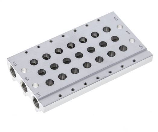 G1/8'' Manifold 7-Station Festo 566563 VABM-L1-10S-G18-7