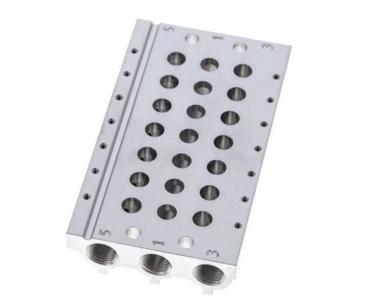 G1/8'' Manifold 7-Station Festo 566563 VABM-L1-10S-G18-7