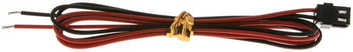Enchufe de 2 pines 7mm de ancho 0.6m de cable [2 piezas]
