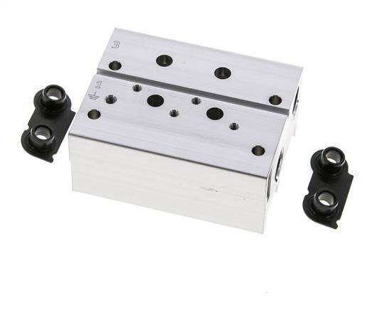 4xG1/4'' Manifold 2-Station Festo 576465 VABM-B10-20S-G14-2-P3