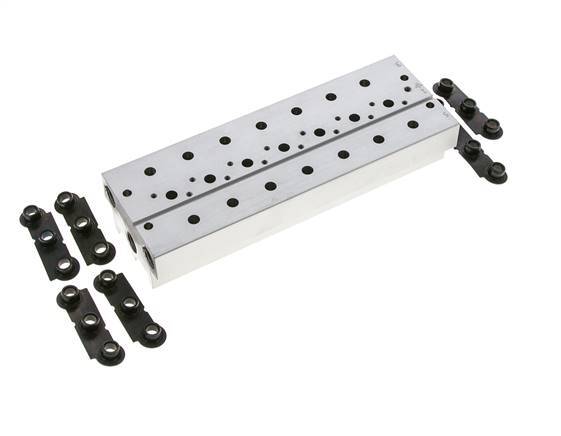 6xG1/4'' Manifold 7-Station Festo 576422 VABM-B10-20S-G14-7