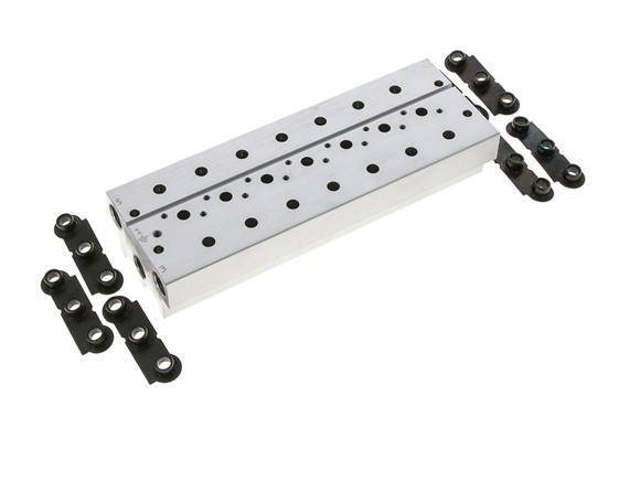 6xG1/4'' Manifold 7-Station Festo 576422 VABM-B10-20S-G14-7