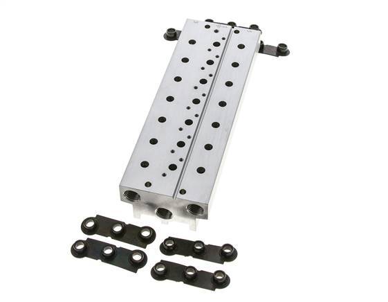 6xG1/4'' Manifold 7-Station Festo 576422 VABM-B10-20S-G14-7