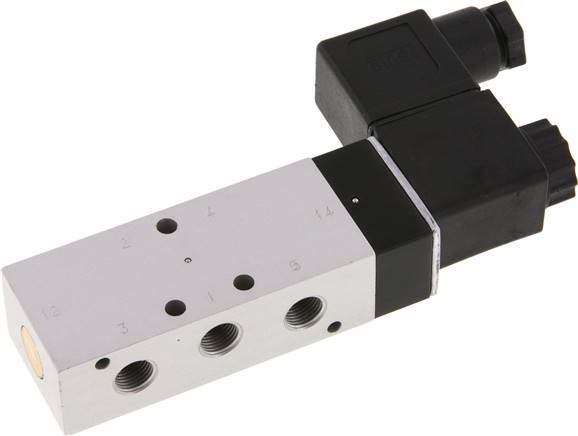 Válvula solenoide 5/2 G1/8'' 230V AC 3-10bar/42-140psi Airtec