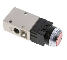 3/2 G1/4'' Push Button Valve Red 0-8bar/0-112psi YPC