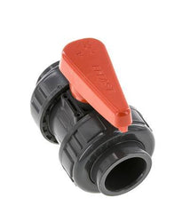 Válvula de Bola de PVC de 2 Vías Doble Unión 32 mm Toma EPDM