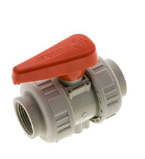 Válvula de bola de 2 vías True Union Rp 1'' EPDM en PP-H