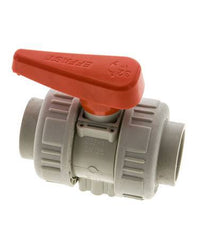 Válvula de bola de 2 vías True Union Rp 1'' EPDM en PP-H