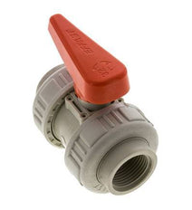 Válvula de bola de 2 vías True Union Rp 1'' EPDM en PP-H