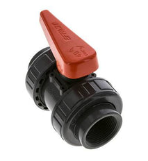 Válvula de Bola de PVC de 2 Vías Doble Unión Rp 1 1/4'' EPDM