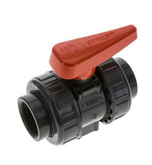 Válvula de Bola de PVC de 2 Vías Doble Unión Rp 1 1/4'' EPDM