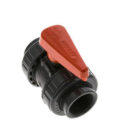 Válvula de Bola de PVC de 2 Vías Doble Unión Rp 1 1/4'' EPDM