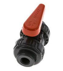 Válvula de bola de PVC de 2 vías Doble Unión Rp 3/8'' EPDM