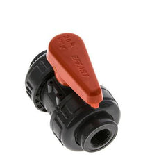 Válvula de bola de PVC de 2 vías Doble Unión Rp 3/8'' EPDM