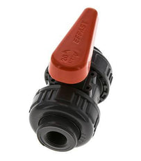 Válvula de Bola de PVC de 2 Vías Doble Unión Rp 3/8'' FKM