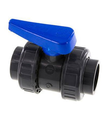 Válvula de Bola de PVC de 2 Vías Doble Unión Rp 1 1/4'' EPDM