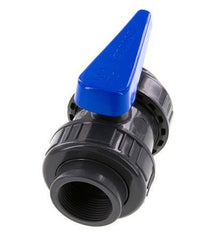 Válvula de Bola de PVC de 2 Vías Doble Unión Rp 1 1/4'' EPDM