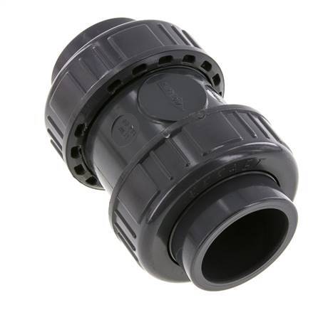 Válvula de retención de PVC 40 mm 0,012-16bar