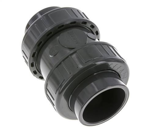 Válvula de retención de PVC 63 mm 0,012-16bar