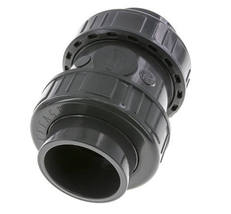 Válvula de retención de PVC 63 mm 0,012-16bar