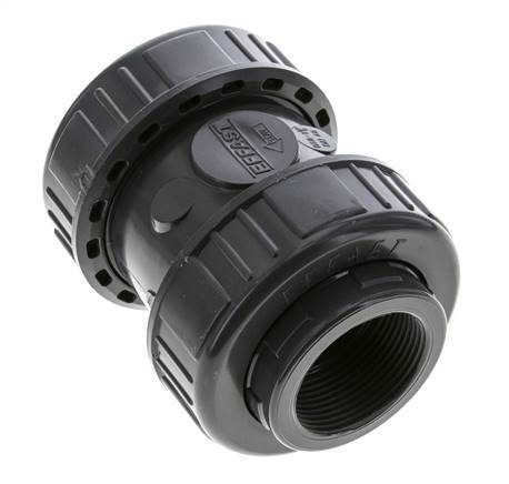 Válvula de retención de PVC Rp 1 1/2'' 0,012-16bar