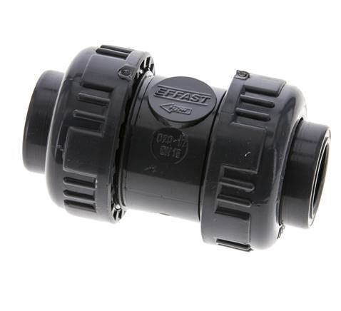 Válvula de retención de PVC Rp 1/2'' 0,012-16bar