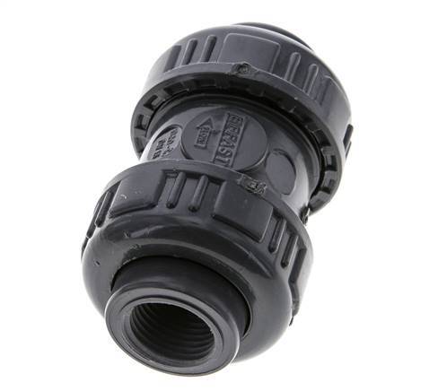 Válvula de retención de PVC Rp 1/2'' 0,012-16bar