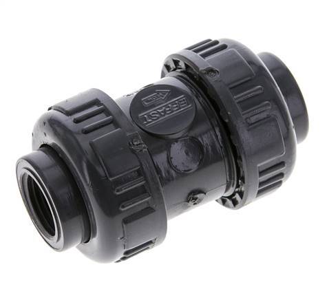 Válvula de retención de PVC Rp 1/2'' 0,012-16bar