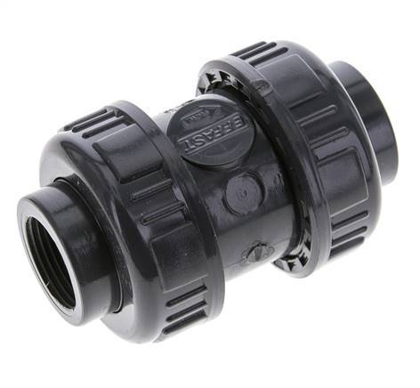Válvula Antirretorno PVC Rp 3/4'' 0.012-16bar (0.17-232psi)