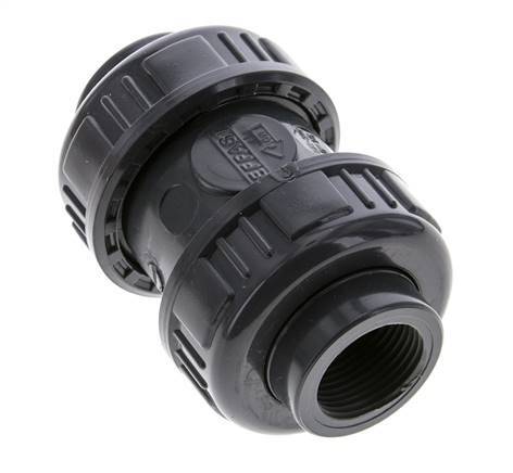 Válvula Antirretorno PVC Rp 3/4'' 0.012-16bar (0.17-232psi)